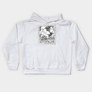 Storm at sea Kids Hoodie